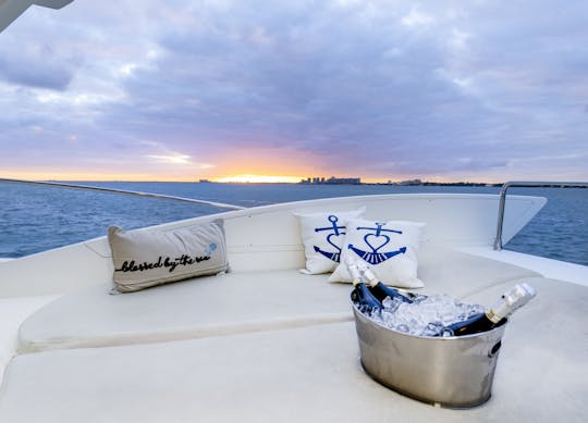 Discover Luxury: 57FT Azimut Fly Yacht Rental In Miami!
