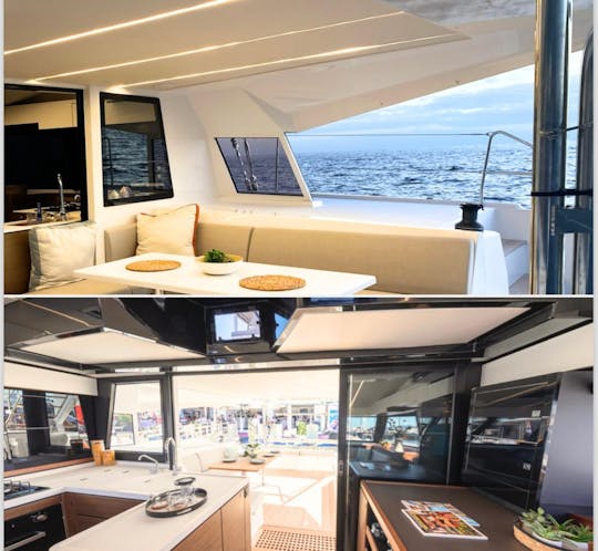 Catamarán de vela Nautitech Fly de 45 pies Ibiza-Formentera