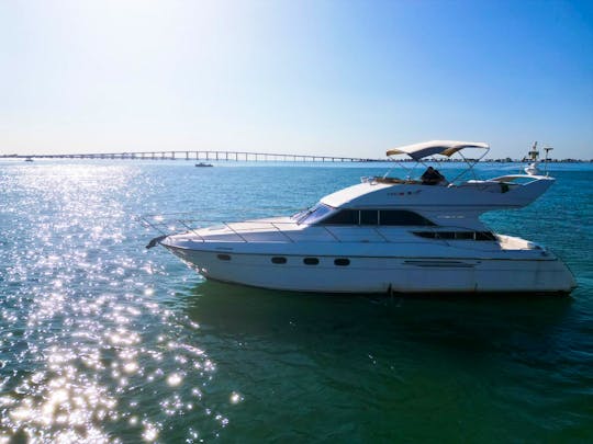 48ft Princes Yacht W/2 Jet Skis included for up to 13 people in Miami.