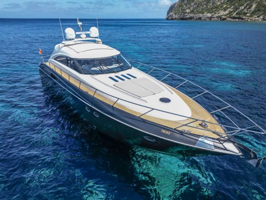 ¡Oferta de la semana! Yate Princess de 65 pies en alquiler en Ibiza, España.
