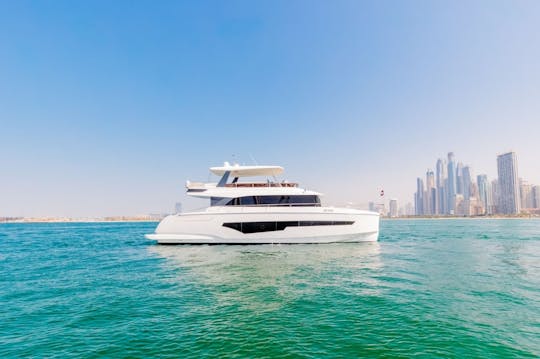 Modelo 2024 Aura 62 FT. Aluguel de iates de luxo em Dubai, Emirados Árabes Unidos