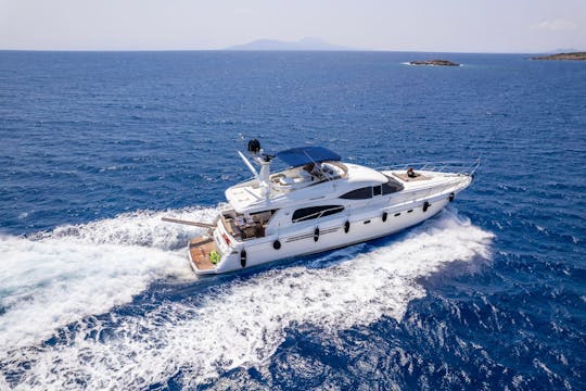 Yacht à moteur Princess Brand de 23 mètres à Bodrum