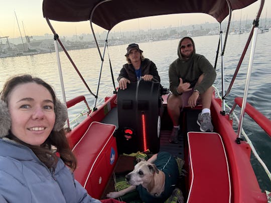 Electric Boat rentals in San Diego Bay! Day date idea! Dog Friendly experience!