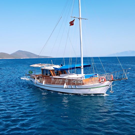 Enjoy private daily or short weekly tours onboard beautiful gulet in Bodrum