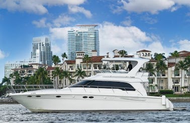 55' Sea Ray Flybridge ll Motor Yacht Charter in Miami