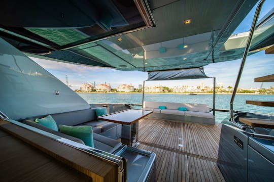 Riva 76 Perseo Mega Yacht In Miami Beach - AVAILABLE NOW