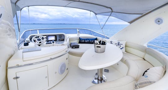 Discover Luxury: 57FT Azimut Fly Yacht Rental In Miami!