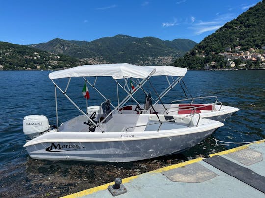 Marino rent boat Como Lake - SELF DRIVING 40CV