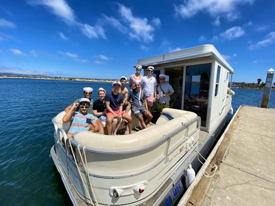 Ultimate San Diego Party Boat: 32’ Double Deck Cruiser w/ Water Slide & Captain