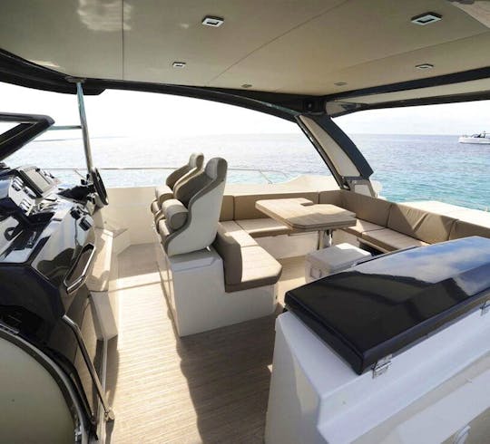 Absolute Fly 40 Yacht Charter in Port Calanova, Spain																		