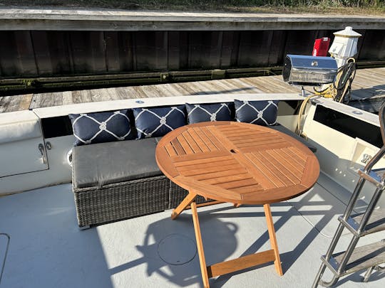 Pulverização excessiva em Old Saybrook | Silverton Yacht de 37 pés