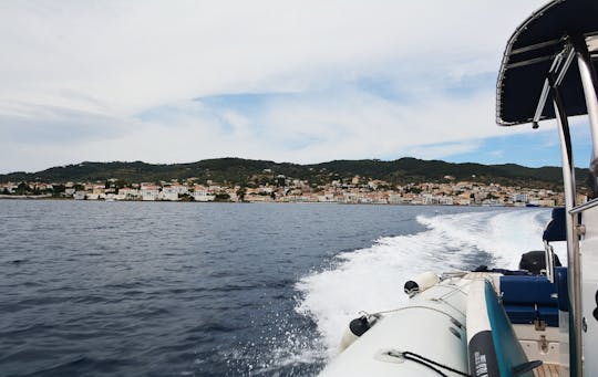 Daily Trip from Spetses / Porto Cheli to Dokos and Hydra Islands with Technohull