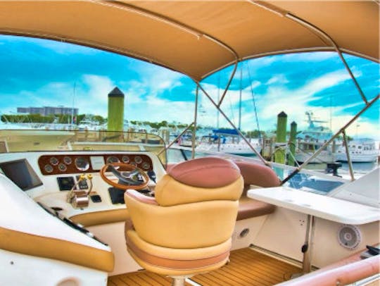 50' Sedan Flybridge Motor Yacht- 2 Stories!  ✨