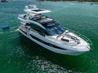 Beautiful 64ft Galeon Flybridge for Charter in Palm Beach Gardens, Florida 