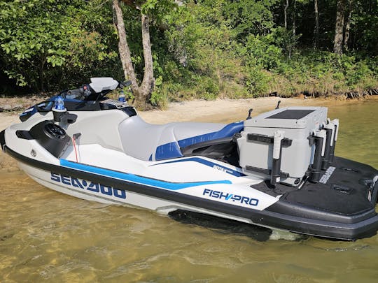 ハートウェル湖やその他の湖でのシードゥーフィッシュプロスポーツ170ジェットスキー