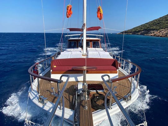 Barco privado diário em Bodrum | Sailing Gullet de 65 pés