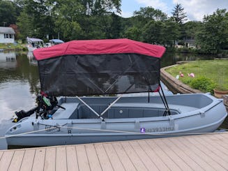Whaly 435R Fishing Boat on Lake Hopatcong, NJ