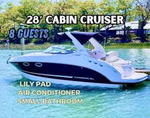 28’ CABIN CRUISER - 4 to 8 GUESTS MAX 🛥️💥