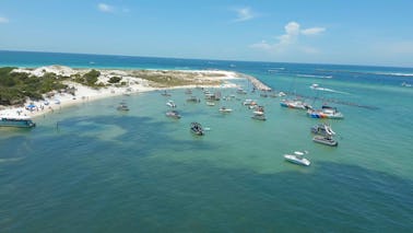 Brand new luxury tritoon!! 23ft for your private Shell Island Charter!!