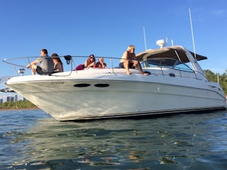 Location d'un yacht SeaRay Sundancer de 36 pieds avec capitaine à Toronto !