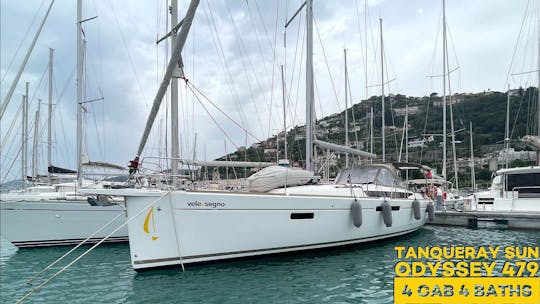 Jeanneau Sun Odyssey 479 for Aeolian Islands from Capo D'Orlando Marina