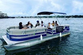 Come and party on our boat with us at Crab Island in style