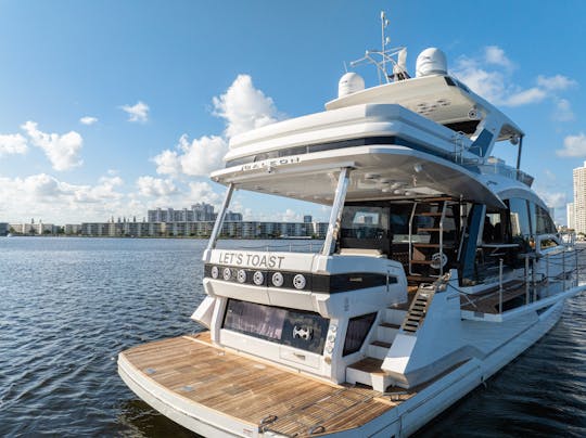 68' Galeon 640 Flybridge Luxury Yacht