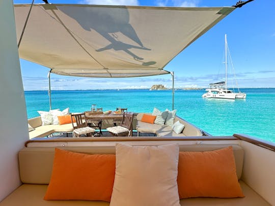 Luxurious & spacious 55ft Motor Yacht,discover Anguilla,Sint Maarten,St Martin