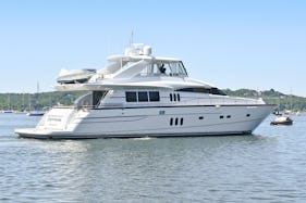 84 Viking princess super luxury yacht marina del Rey 