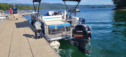 ¡Lake Hartwell Tritoon Rentals con combustible, tubo y entrega gratis!