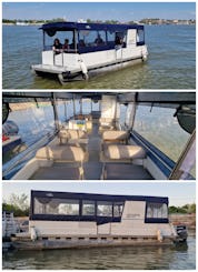 Pontoon boat KINGFISHER - 12 pers group tours - private on request