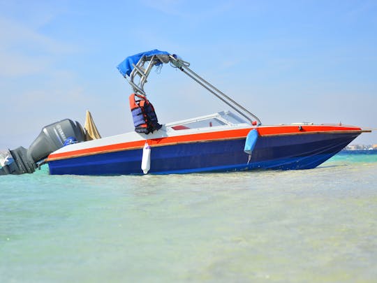 Ilha de Orange Bay em viagem particular de lancha e mergulho com snorkel - Hurghada