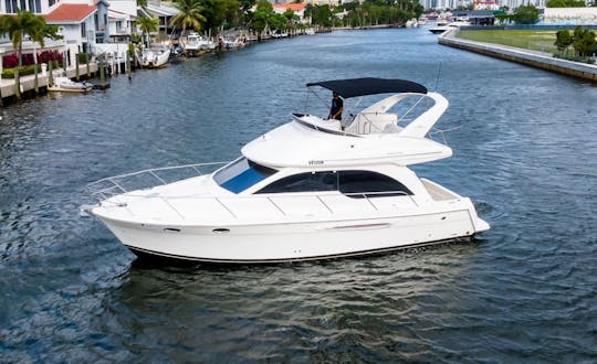 Comfortable Meridian 45 flybridge 