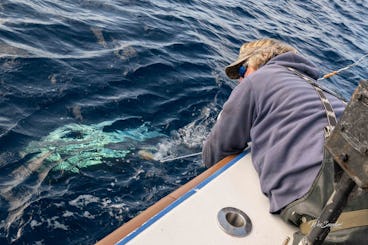 53' Viking Sportfishing saindo de Wanchese, NC