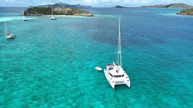 Catamarã de cruzeiro moderno Fountain Pajot de 40 pés sem gastar muito | Antigua