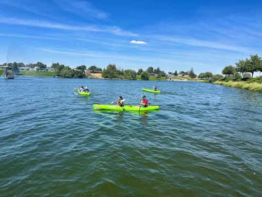 Enjoy Kayaks or Stand Up Paddleboards for an hour or a daya day on the water!