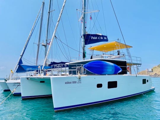 Sailing catamaran for rent in Phuket.