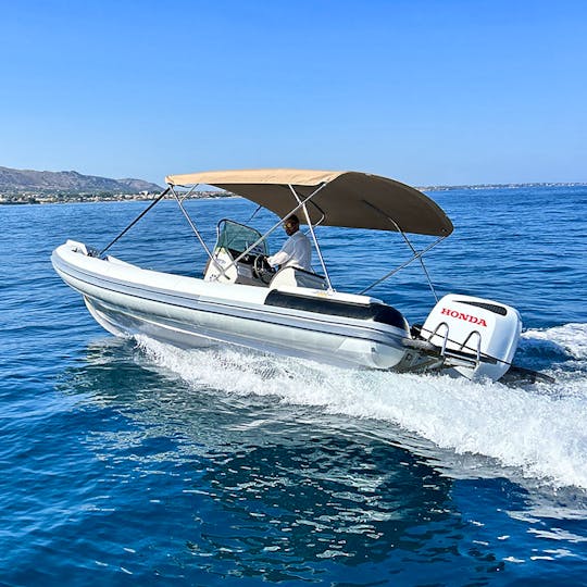 RIB 798 - Inflatable boat with Skipper 27ft 225hp