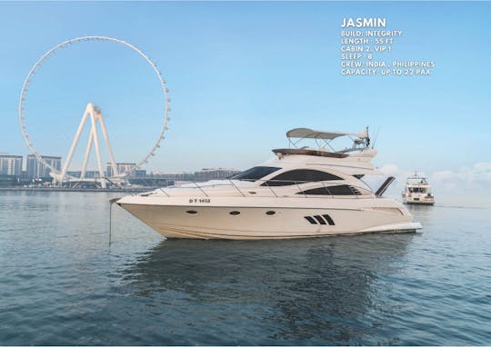 JASMINE 55FT - IATE DE LUXO PARA ALUGAR EM DUBAI