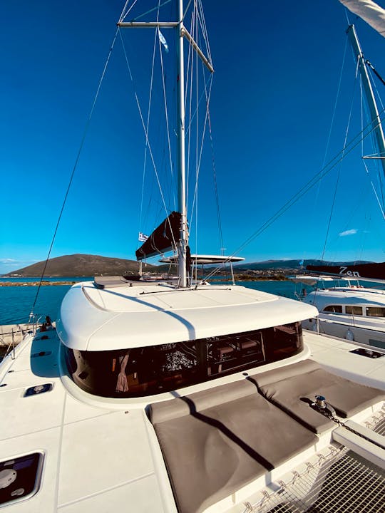 Katerina Lagoon 42 (2020) Sailing Catamaran Rental in Lefkada, Greece!