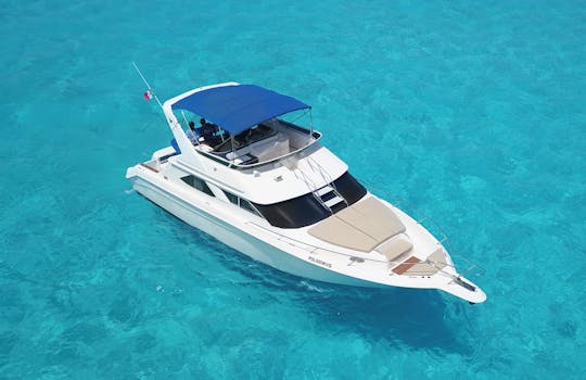 Deluxe Yacht 48ft Sea Ray with FlyBridge in Cancun