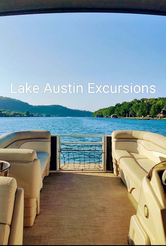 Enjoy Lake Austin on a 24' Pontoon!