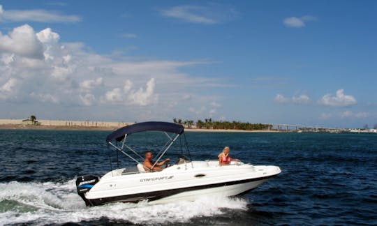 Rent Starcraft 21' Deck Boat in Riviera Beach