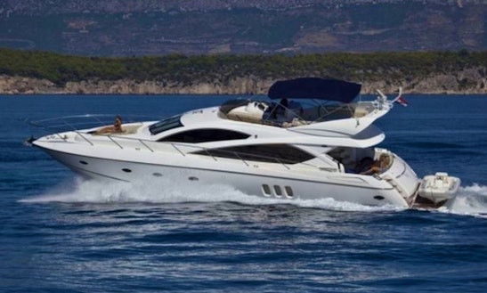 Charter A 64' Luxury Sunseeker Manhattan M/y Rej Power Mega Yacht In Croatia