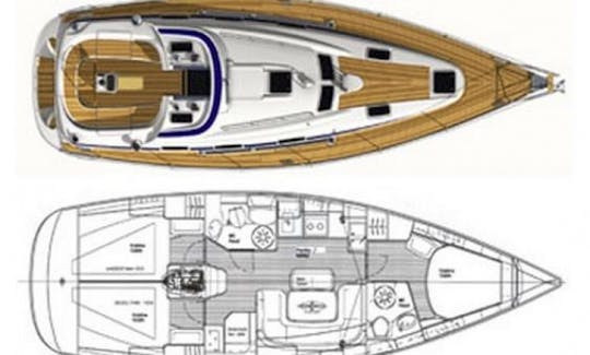 Bavaria 39 Cruiser Sailing Yacht with 3 Cabins in Greece