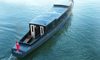 36ft "Her Royal Highness" Canal Boat Rental in Amsterdam, North Holland