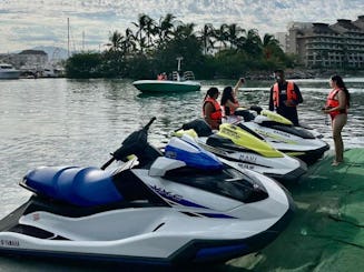 Aventura de alquiler de motos acuáticas Yamaha en Nuevo Vallarta