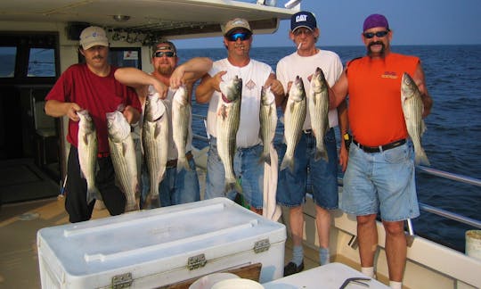 Charter on 46ft Sport Fisherman Boat Charter in Rock Hall, Maryland