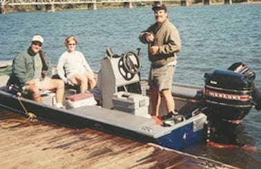 Guided Fishing Trips on 4 Person Bass Boat in Springfield with Captain John