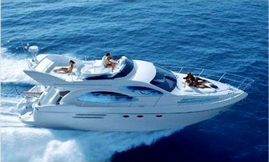 Azimut 46 Motor Yacht Rental in Alimos, Greece